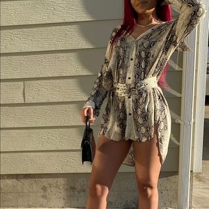 Button down shirt dress